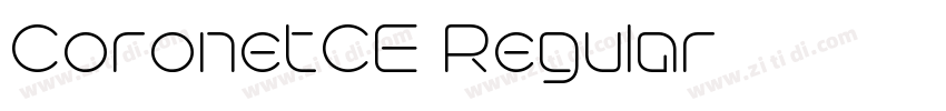 CoronetCE Regular字体转换 CoronetCE Regular字体转换